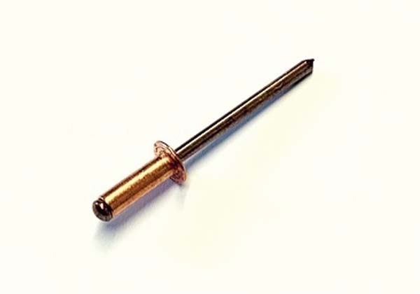 3.2mm X 12mm BLIND RIVET Copper / Bronze (7.0mm-9.0mm GRIP RANGE) 